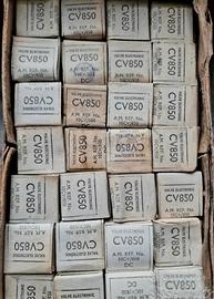  Valvole Mullard 6AK5 CV850 e GE 5654W G E NOS NIB