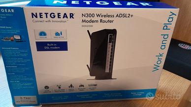Netgear n300 wireless adsl2+ modem router dgn2200v