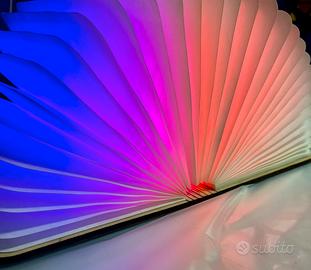 Lampada LED bluetooth a libro, altoparlante nuova