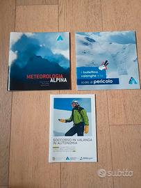 3 Fascicoli AINEVA neve e valanghe