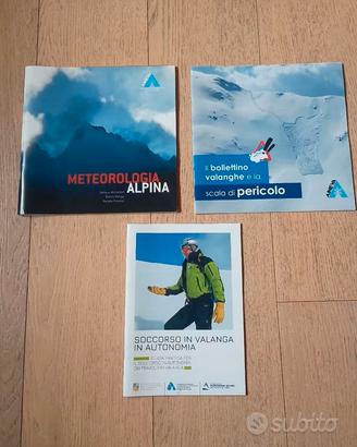 3 Fascicoli AINEVA neve e valanghe