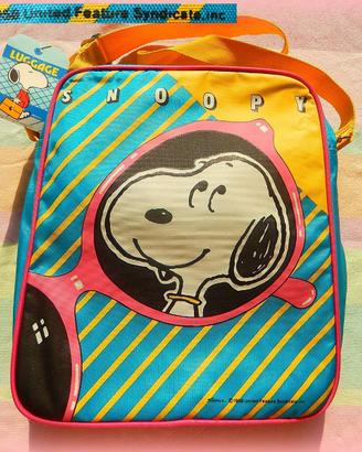 Vintage 1980 SNOOPY borsa tracolla new cartellino