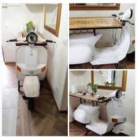 Vespa vera trasformata in mobile