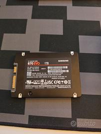 SSD 1 tb Samsung 870 evo pari al nuovo garanzia 28