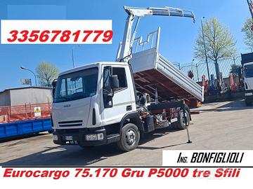 Camion con Gru e Ribaltabile 75