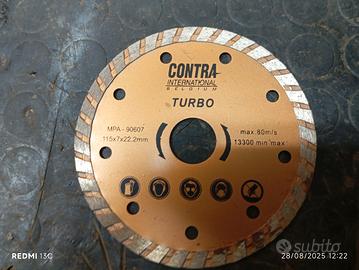  8 dischi da taglio in metallo