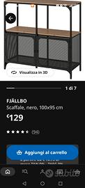 scaffale Fjallbo ikea 