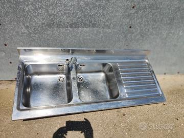 Top lavello in inox
