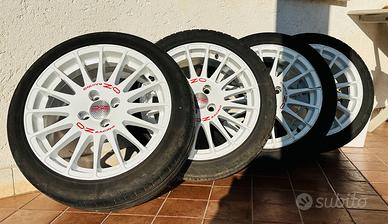 OZ Racing Superturismo WRC ET37 Abarth R16 + gomme