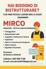 Mirco muratore - più di 35 anni di esperienza