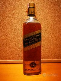 Whisky Johnnie Walker black label invecchiato 