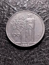 100 Lire 1957 Minerva Italia