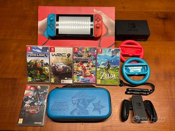 Nintendo switch con accessori