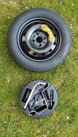 Ruotino di scorta + kit Fiat Panda, 500 e Lancia Y