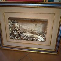 quadro con lavorazione in argento 