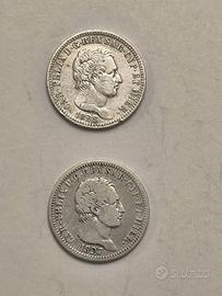 Carlo Felice - 1 lira (coppia)