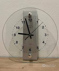 Orologio vetro e metallo