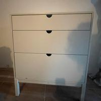 Cassettiera Stokke Home colore bianco