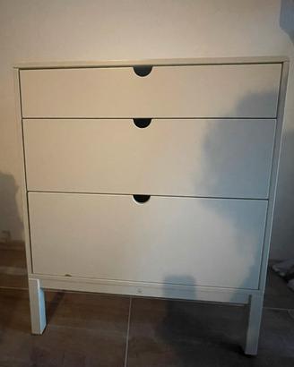Cassettiera Stokke Home colore bianco