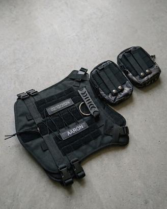 Pettorina Tattica Militare per Cani Personalizzata