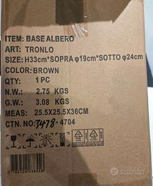 Tronco per albero di natale