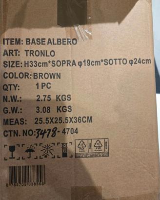 Tronco per albero di natale
