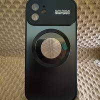 COVER iPHONE 12 Black Metal Magsafe Nuova