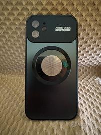 COVER iPHONE 12 Black Metal Magsafe Nuova