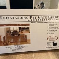 Cancello per Animali domestici autoportante legno