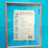 Quadro porta messaggio con inserto (648)