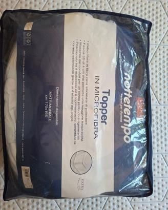 Topper in microfibra Nottetempo - Spessore 4 Cm