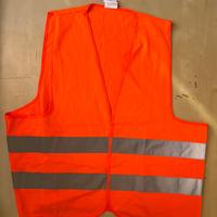 Gilet arancione catarifrangente, taglia L.