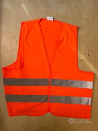 Gilet arancione catarifrangente, taglia L.