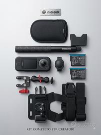 Insta360 X4 kit completo come nuova 2 batterie 