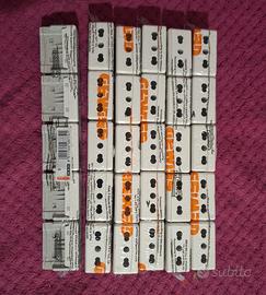 30 prese Gewiss + 4 interruttori automatici