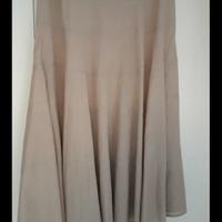 Gonna lunga beige 