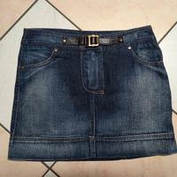 Minigonna Jeans, taglia 38, marca Benetton, nuova