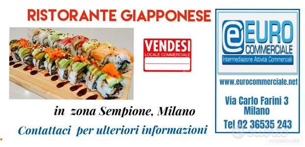 444/24 RISTORANTE GIAPPONESE in zona Sempione