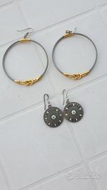 2 paia orecchini  vintage