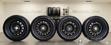 4 Cerchi in ferro 14” per Fiat Panda