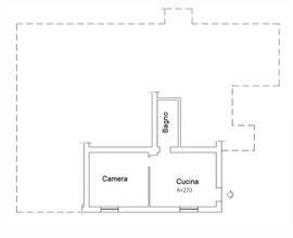 Porzione di fabbricato residenziale con quota 1/2