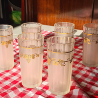 Bicchieri finemente decorati