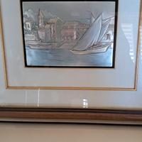 Grande quadro in argento, in perfette condizioni