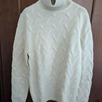 Maglione bianco uomo