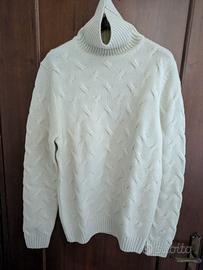 Maglione bianco uomo