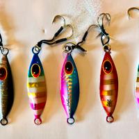 Serie di 5 metal jig da 20gr multicolore