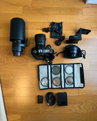 Nikon D7200 con 18-105mm+  35mm