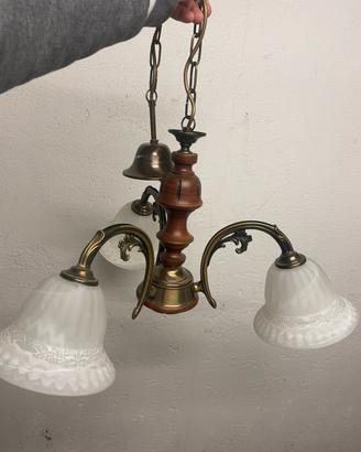 Lampadario tre punti luce