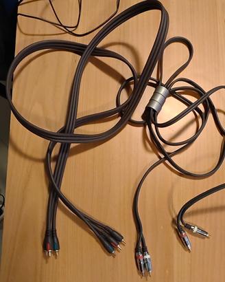 Cavo video Component (YPbPr)+Cavo audio RCA stereo