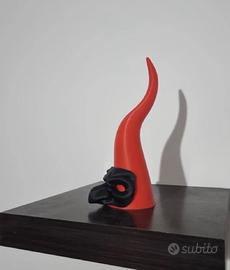 Cornicello Napoletano Design Moderno con Maschera